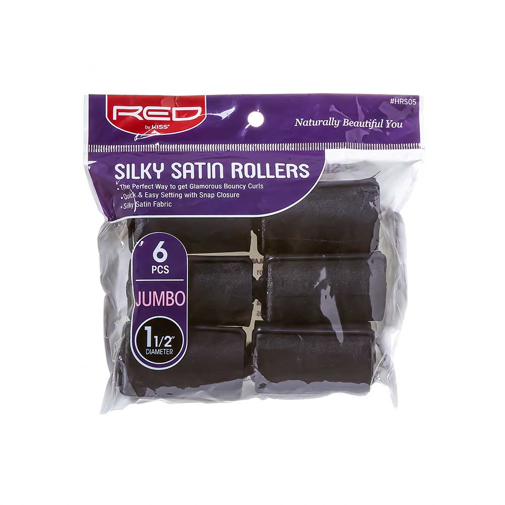 Red by Kiss Silky Satin Rollers – HRS01–HRS05 - Image 3