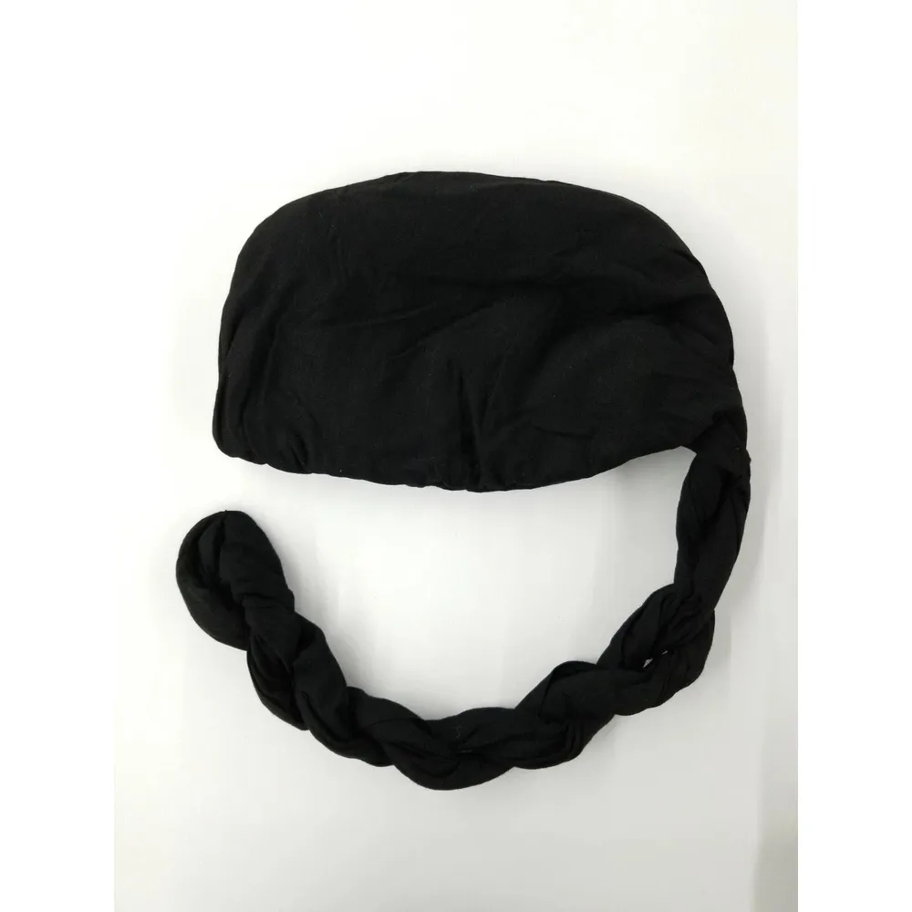 Black Ice Professional Silky Satin Lined Turban - XL - Image 4
