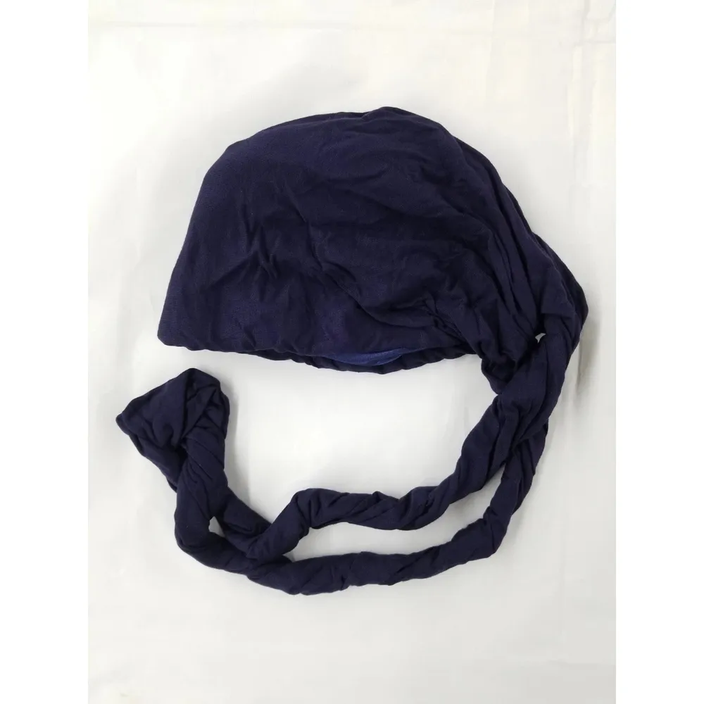 Black Ice Professional Silky Satin Lined Turban - XL - Image 5