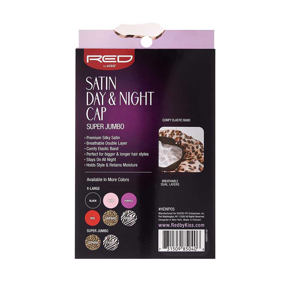Red by Kiss Silky Satin Day & Night Cap – Super Jumbo - Image 10