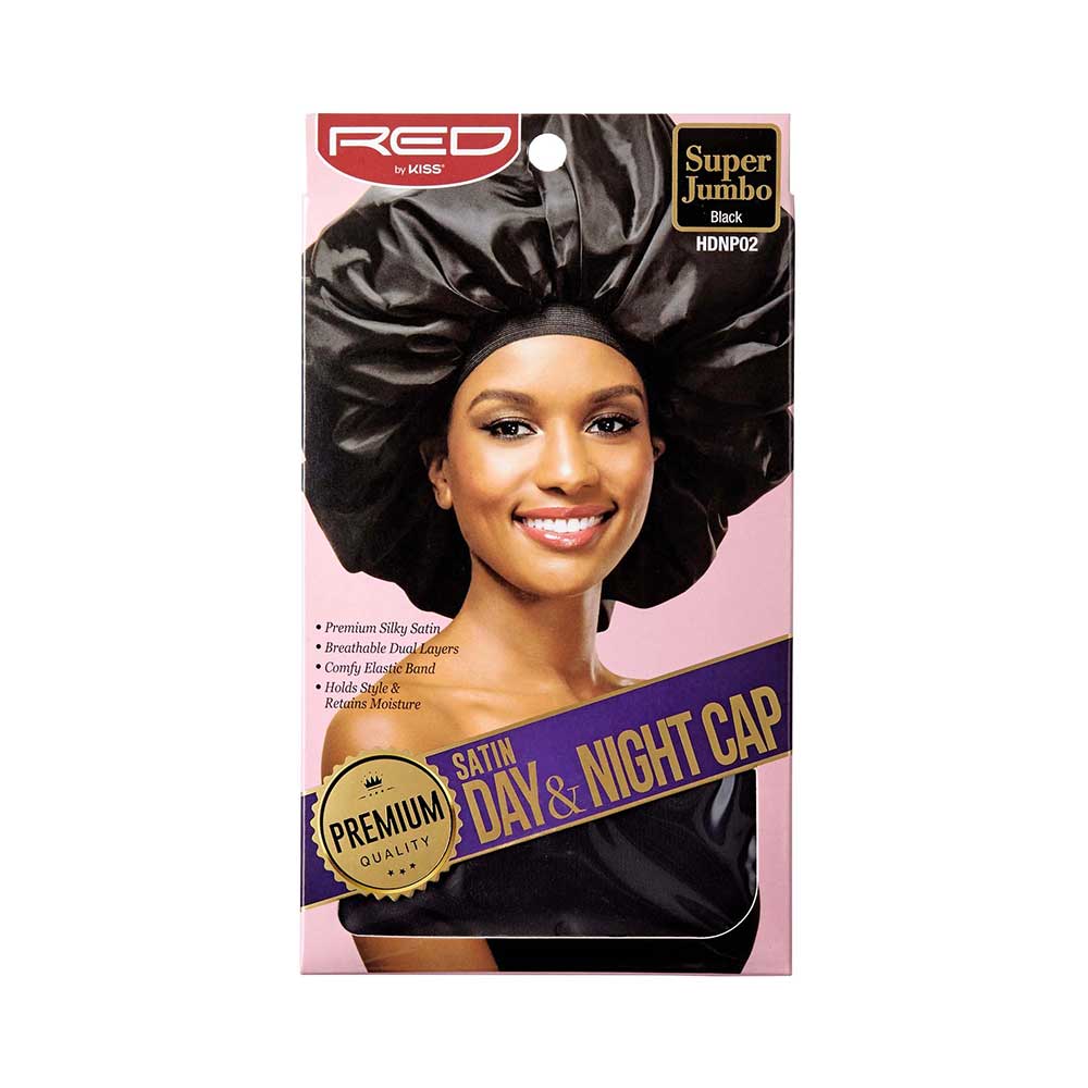 Red by Kiss Silky Satin Day & Night Cap – Super Jumbo - Image 2