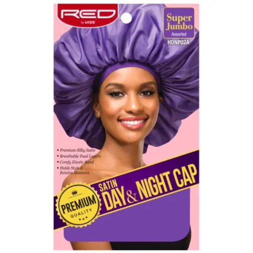 Red by Kiss Silky Satin Day & Night Cap – Super Jumbo - Image 3