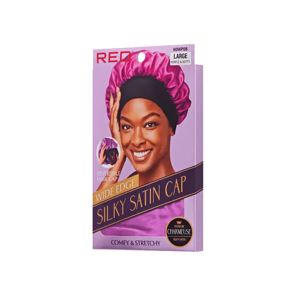 Red by Kiss Silky Satin Wide Edge Bonnet – Large - Image 5