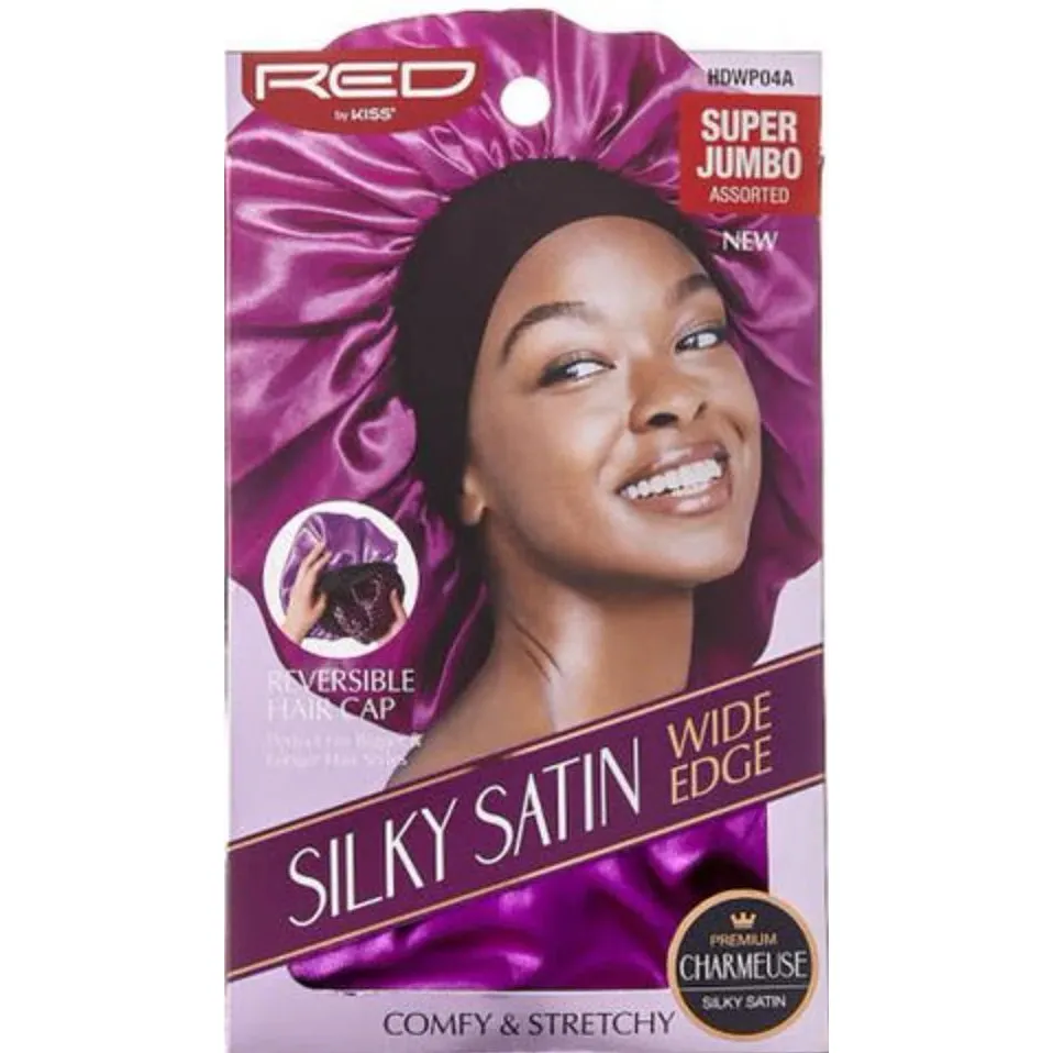 Red by Kiss Silky Satin Wide Edge Bonnet β Super Jumbo - Image 13
