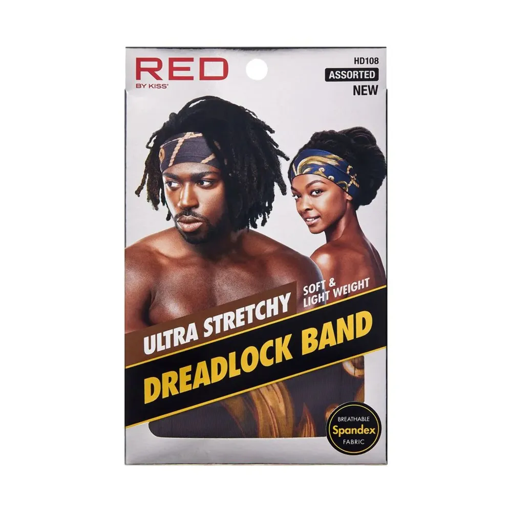 Red by Kiss Ultra Stretchy Dreadlock Band - Image 2