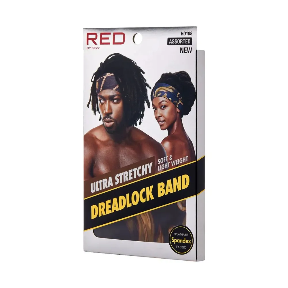 Red by Kiss Ultra Stretchy Dreadlock Band - Image 4
