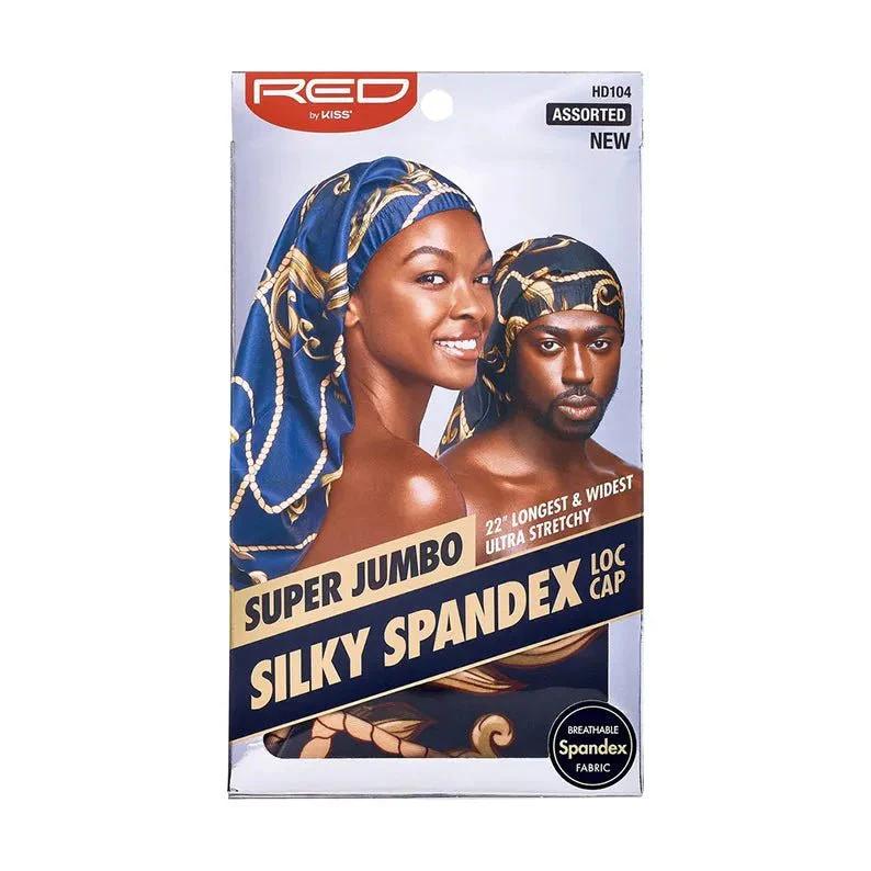 Red by Kiss Silky Spandex Loc Cap β Super Jumbo Fit for Long Locs