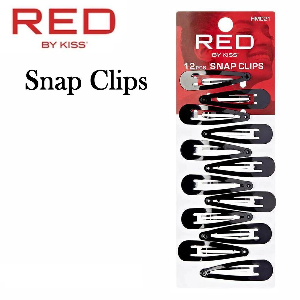 Red by Kiss Snap Clips 12pcs - Image 2