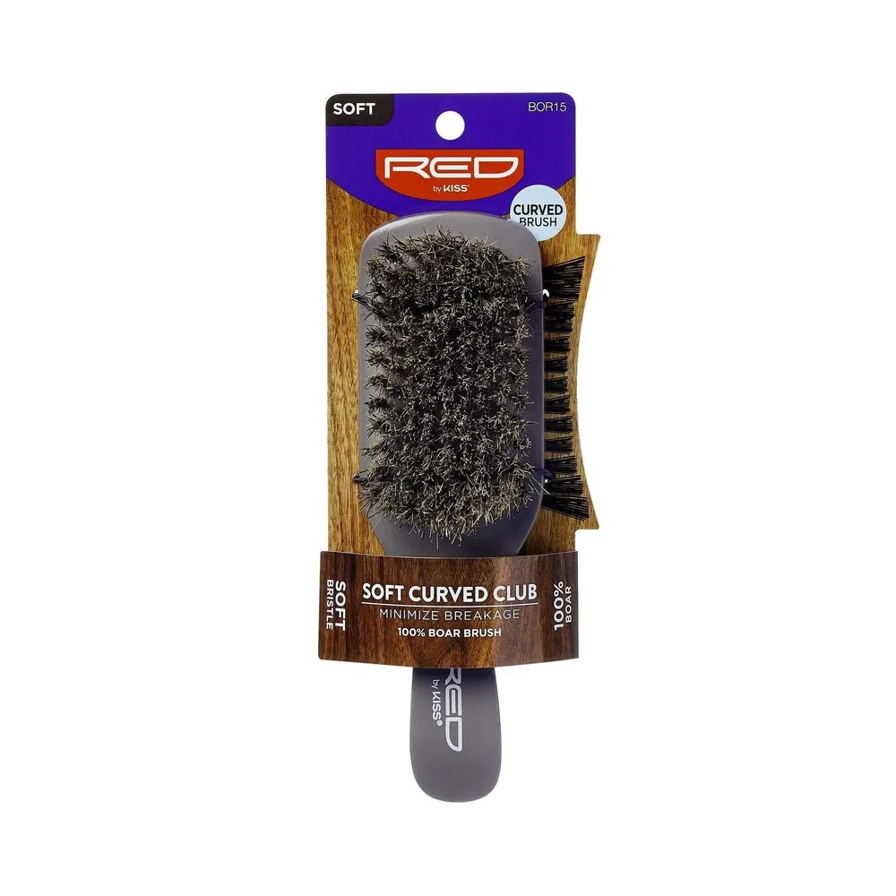 Red Professional Soft Curved Brush BSH BOR15