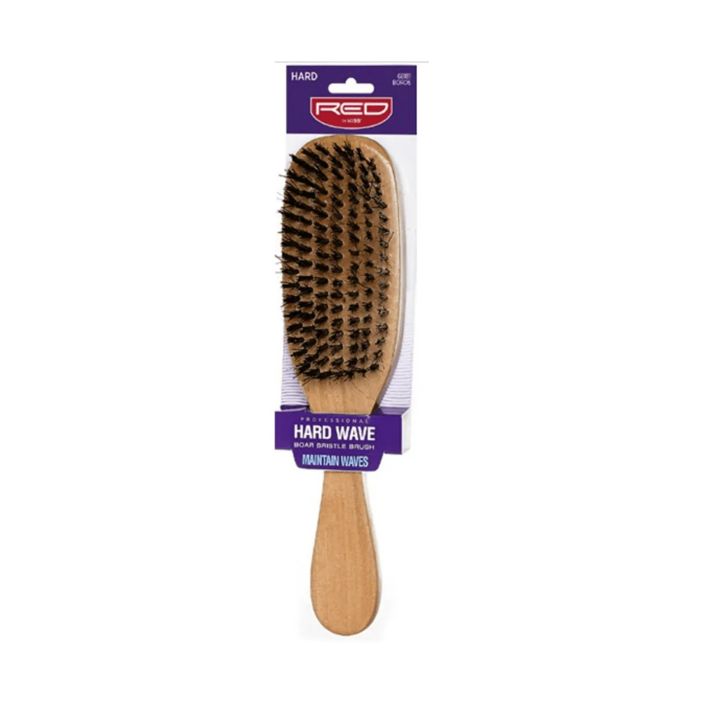 Red by Kiss Hard Wave Boar Brush β Hard