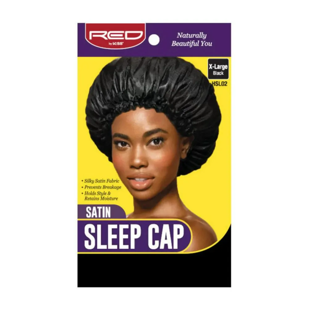 Red by Kiss Satin Sleep Cap β XL