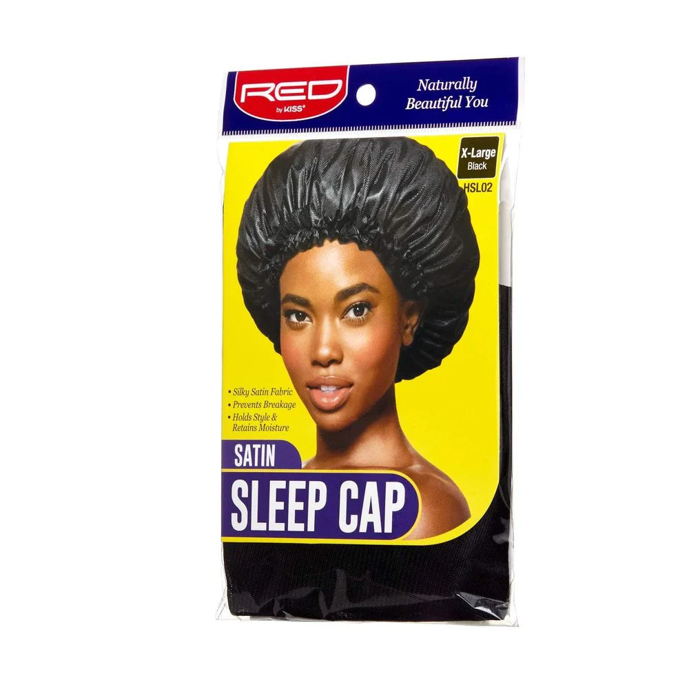 Red by Kiss Satin Sleep Cap β XL - Image 2