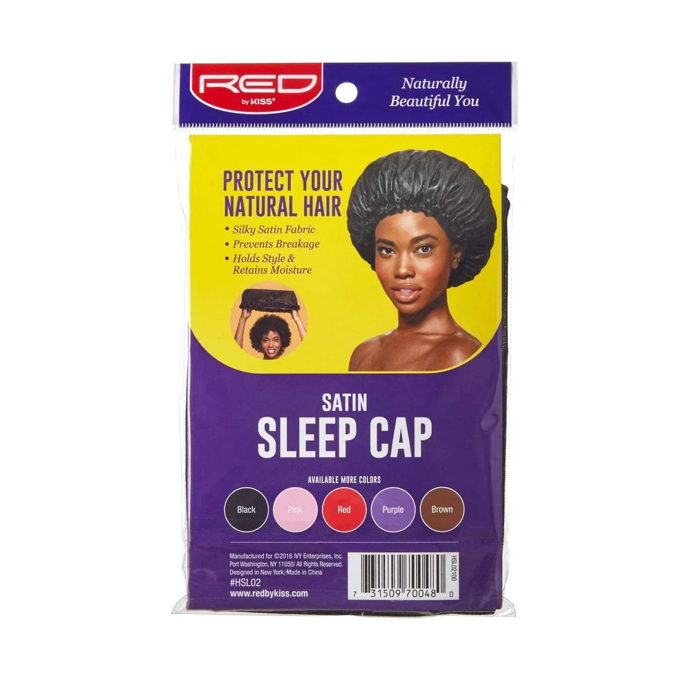 Red by Kiss Satin Sleep Cap β XL - Image 3