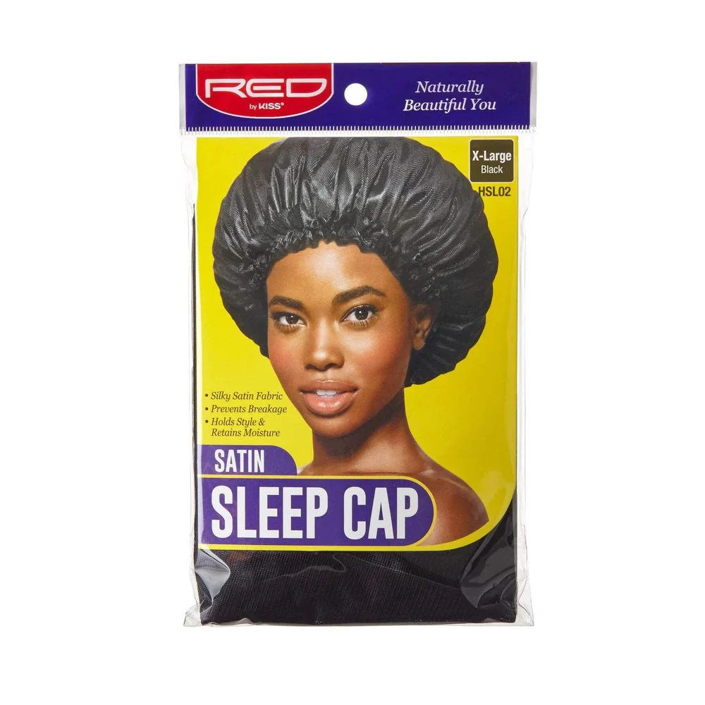 Red by Kiss Satin Sleep Cap β XL - Image 4