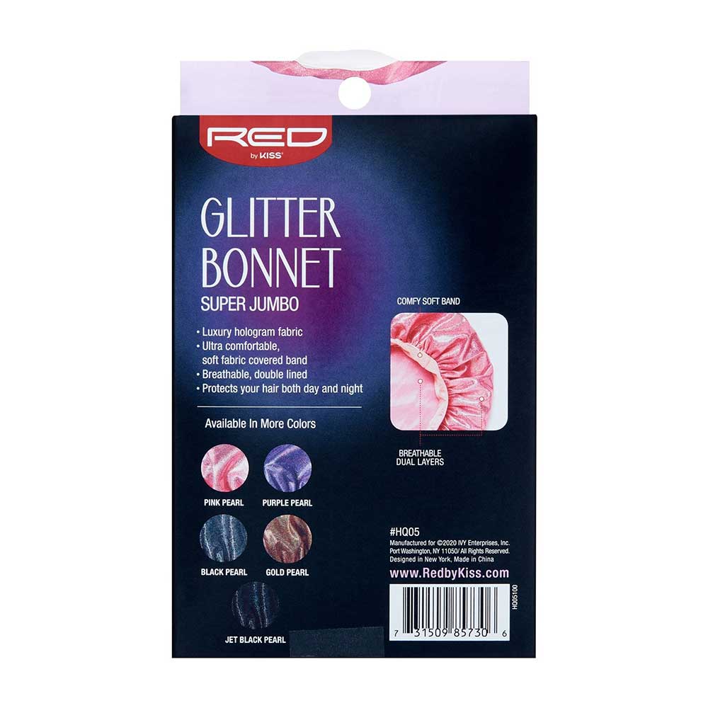 Red by Kiss Super Jumbo Glitter Bonnet - Image 7