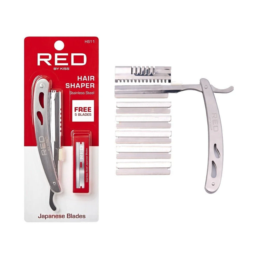 Red by Kiss Stainless Steel Hair Shaper ā 5 Blades