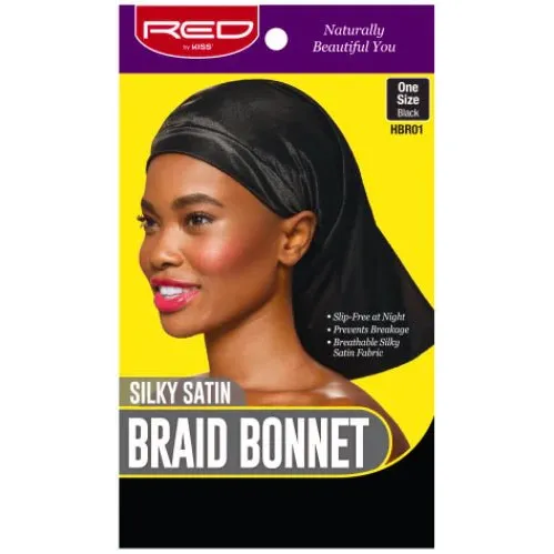 Red by Kiss Braid Bonnet