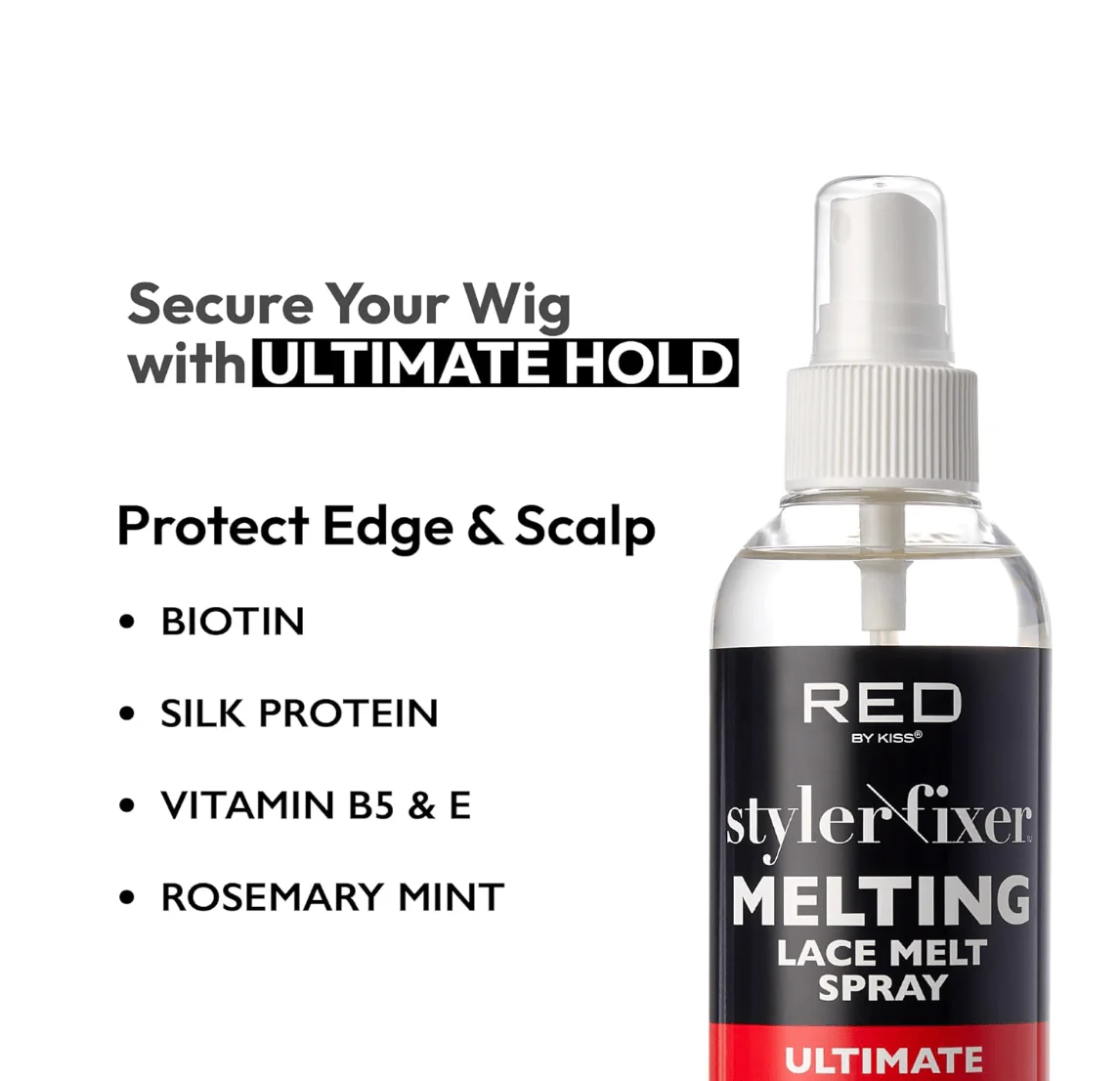 RED by Kiss Style Fixer Lace Melting Spray โ 8 oz - Image 12