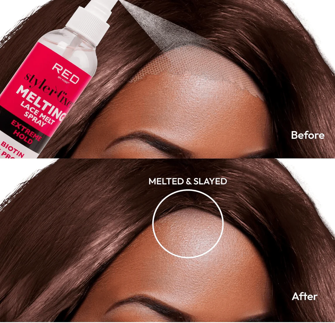 RED by Kiss Style Fixer Lace Melting Spray โ 8 oz - Image 3