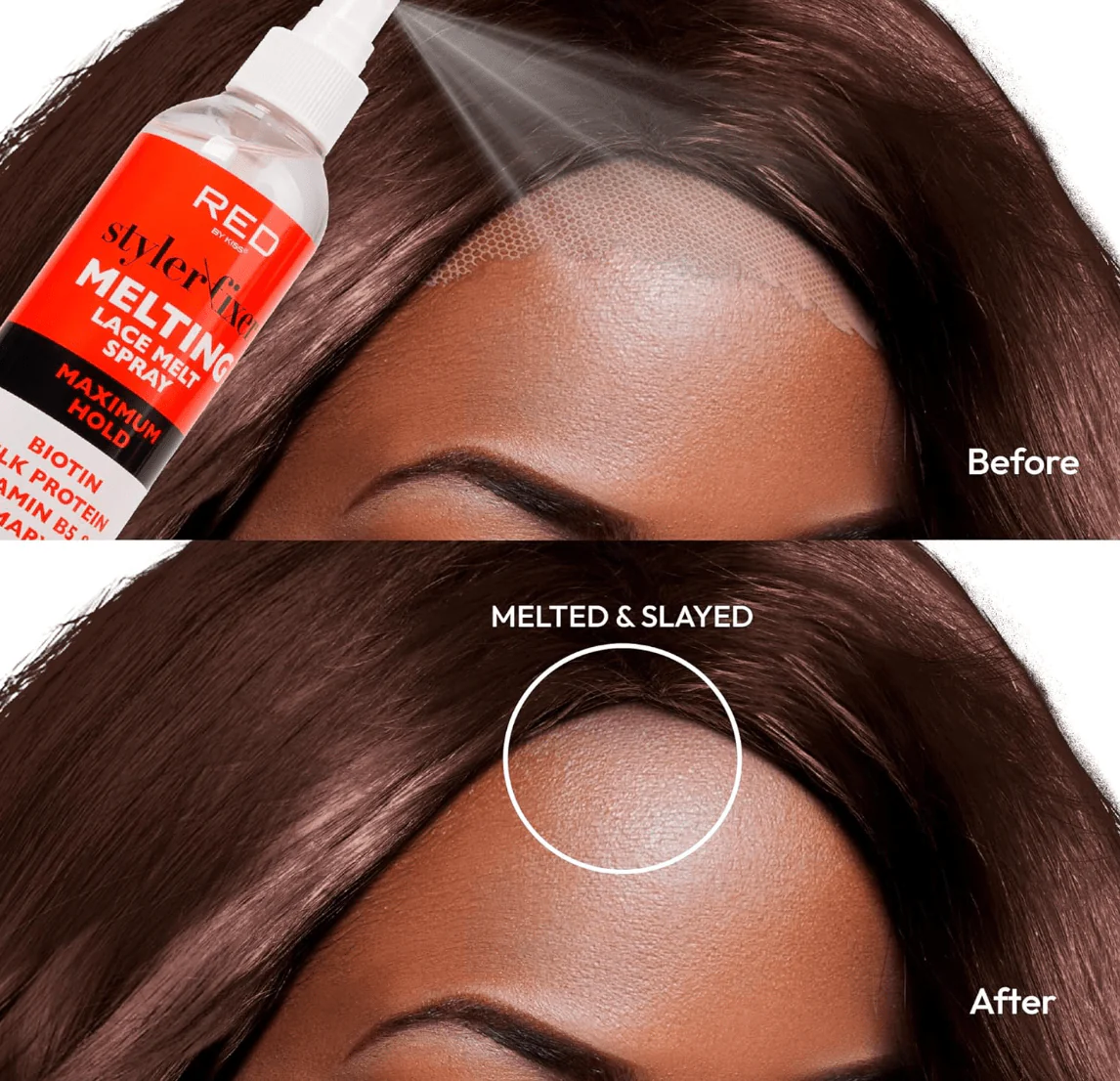 RED by Kiss Style Fixer Lace Melting Spray โ 8 oz - Image 7