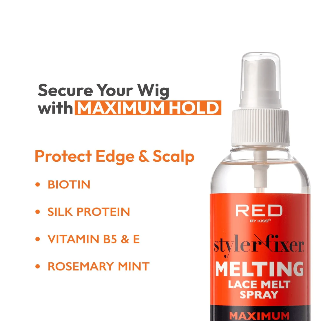 RED by Kiss Style Fixer Lace Melting Spray โ 8 oz - Image 8