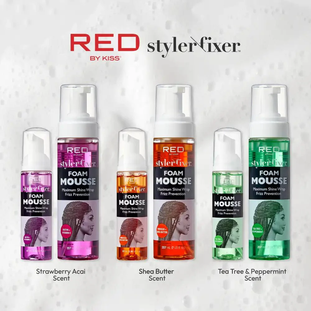 Red by Kiss Styler Fixer Foam Mousse 7oz