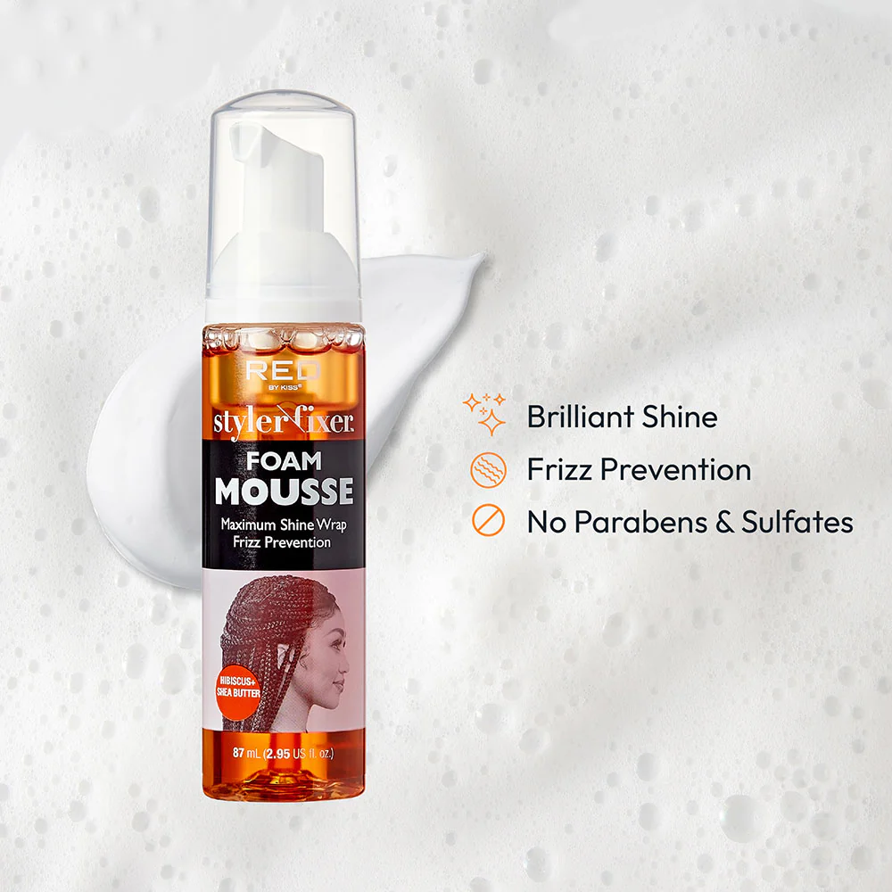 Red by Kiss Styler Fixer Foam Mousse β 2.5 fl oz - Image 9