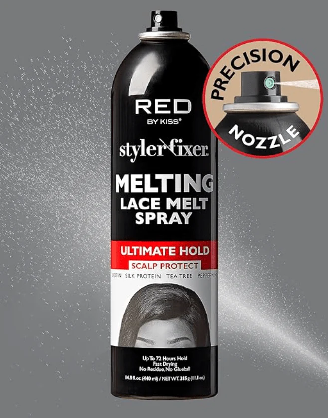 RED by Kiss Styler Fixer Melting Lace Spray β Ultimate Hold - Image 2