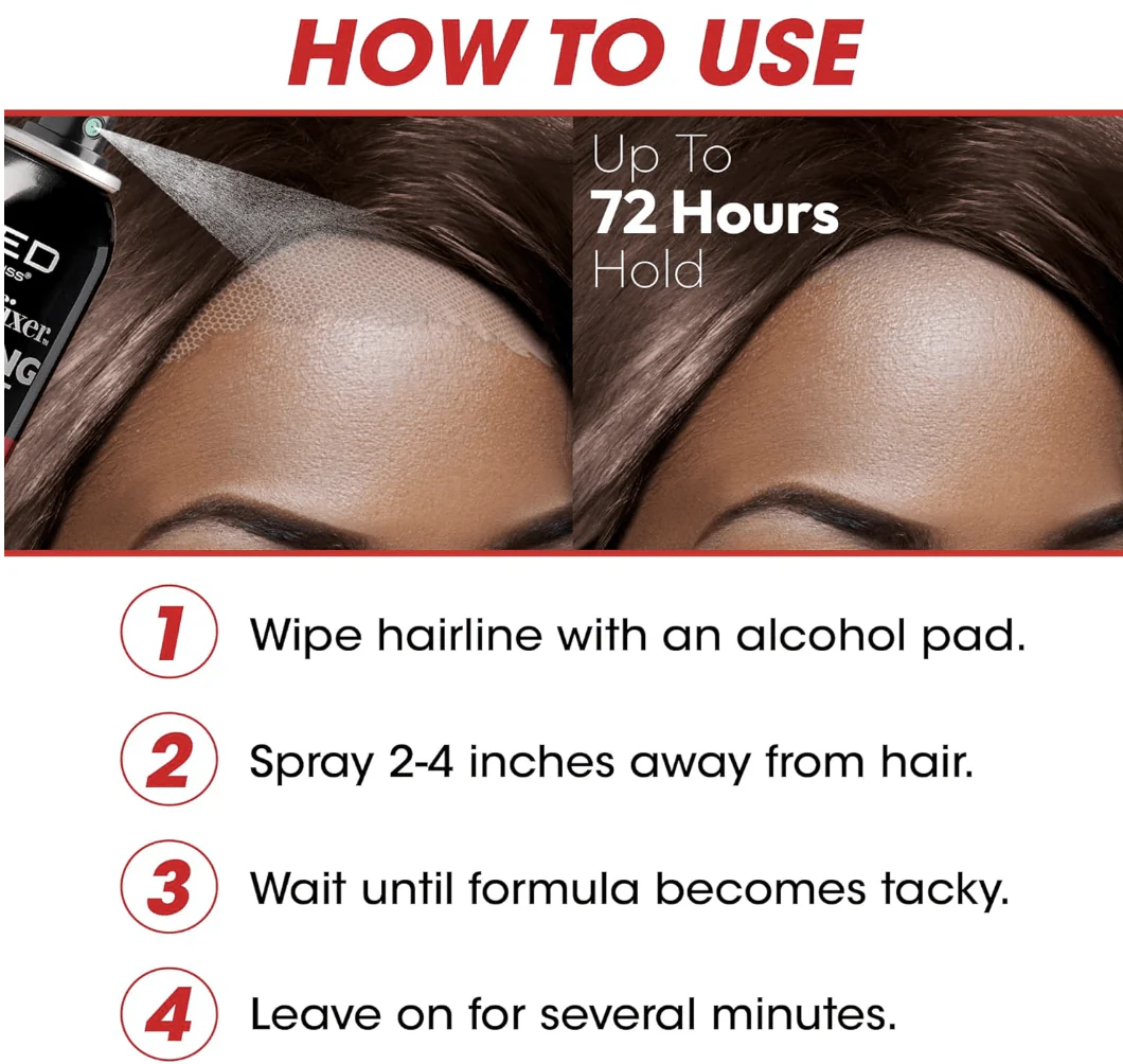 RED by Kiss Styler Fixer Melting Lace Spray β Ultimate Hold - Image 6