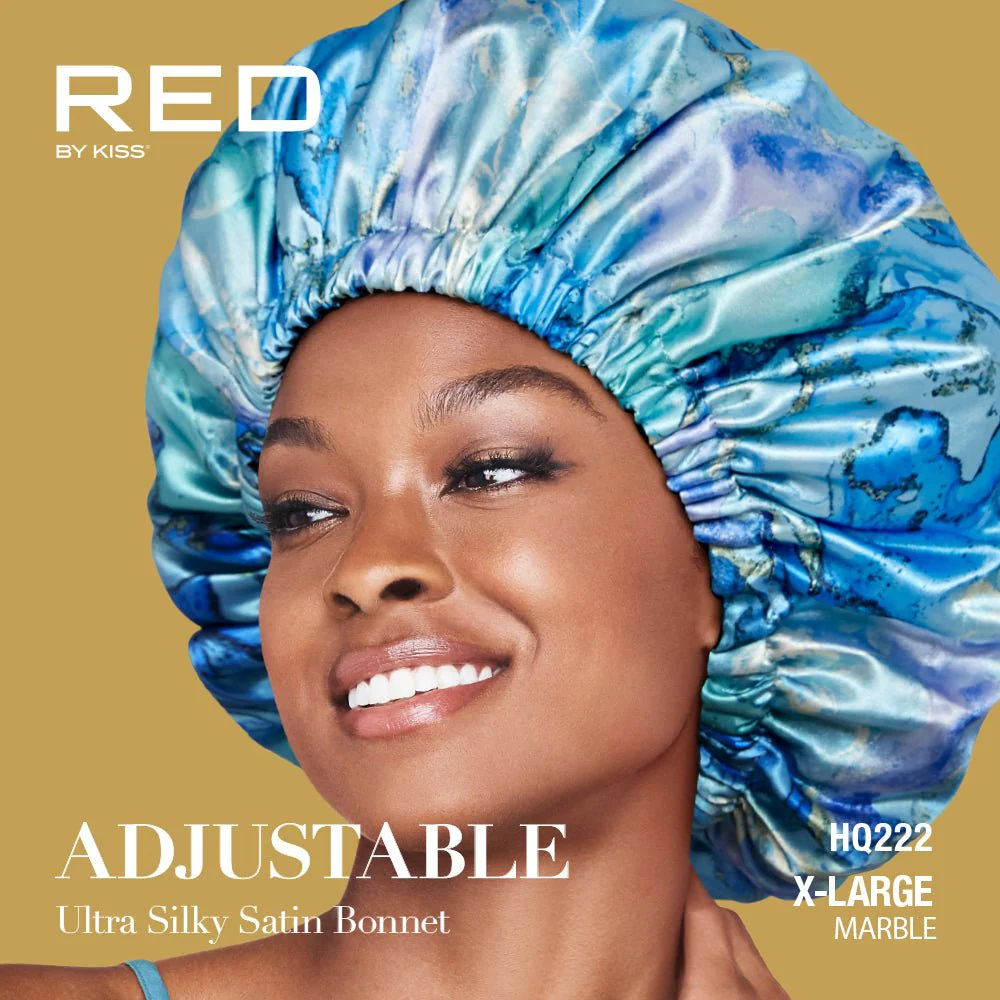 Red by Kiss Adjustable Ultra Silky Satin Bonnet β X-Large - Image 12