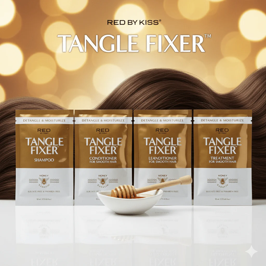 Red By Kiss Tangle Fixer Curly Hair Care โ 1.75oz