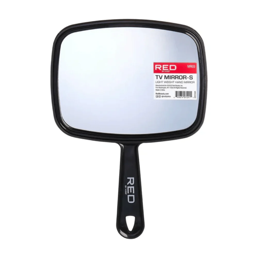 Red by Kiss TV Mirror ā Compact Rectangular Styling Mirror