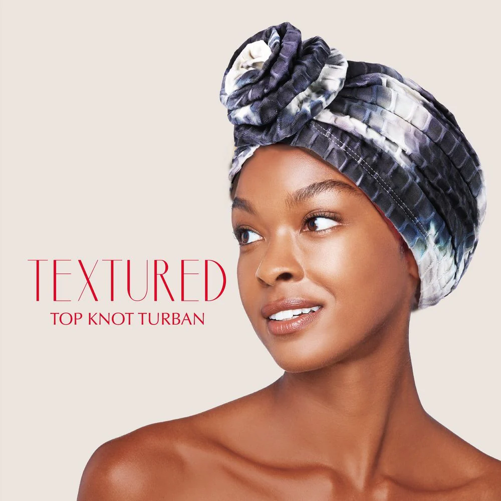 Red by Kiss – Textured Top Knot Turban - Image 10