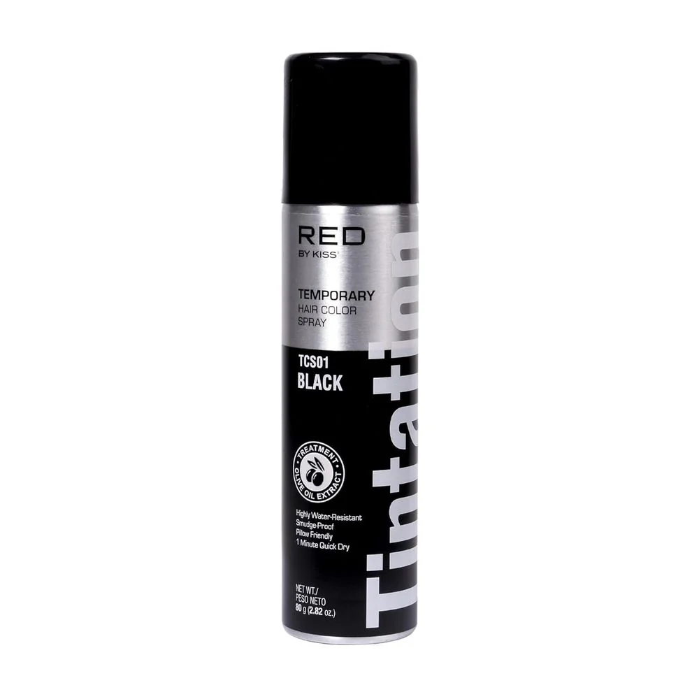RED by Kiss Tintation Color Spray - Black & Jet Black - Image 2
