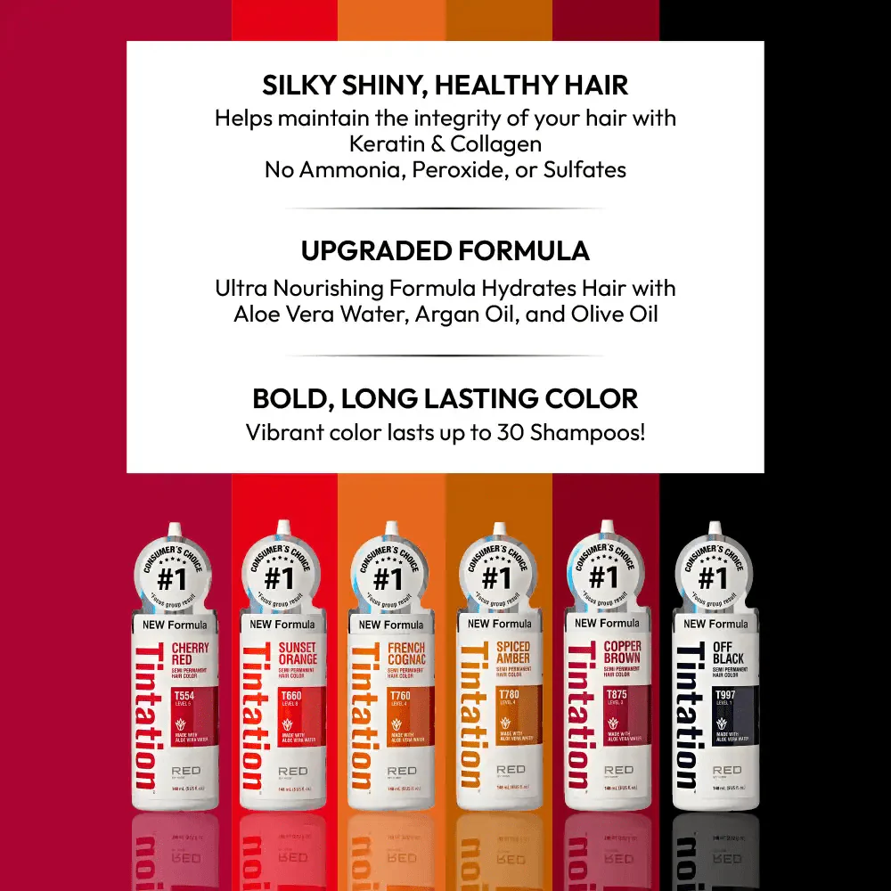 Red by Kiss ā Tintation Semi-Permanent Hair Color - Image 22