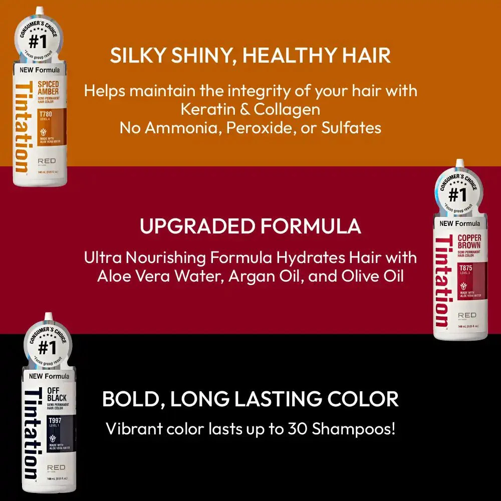 Red by Kiss ā Tintation Semi-Permanent Hair Color - Image 23