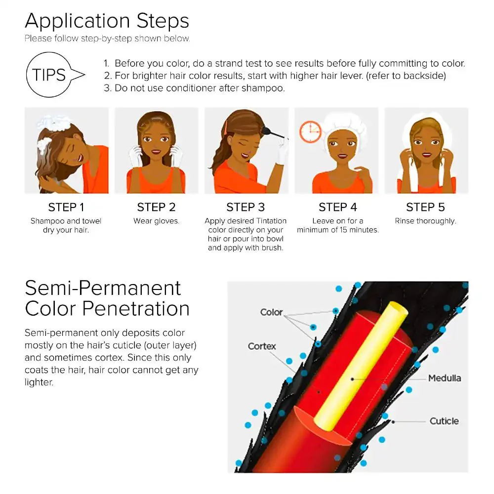 Red by Kiss ā Tintation Semi-Permanent Hair Color - Image 25