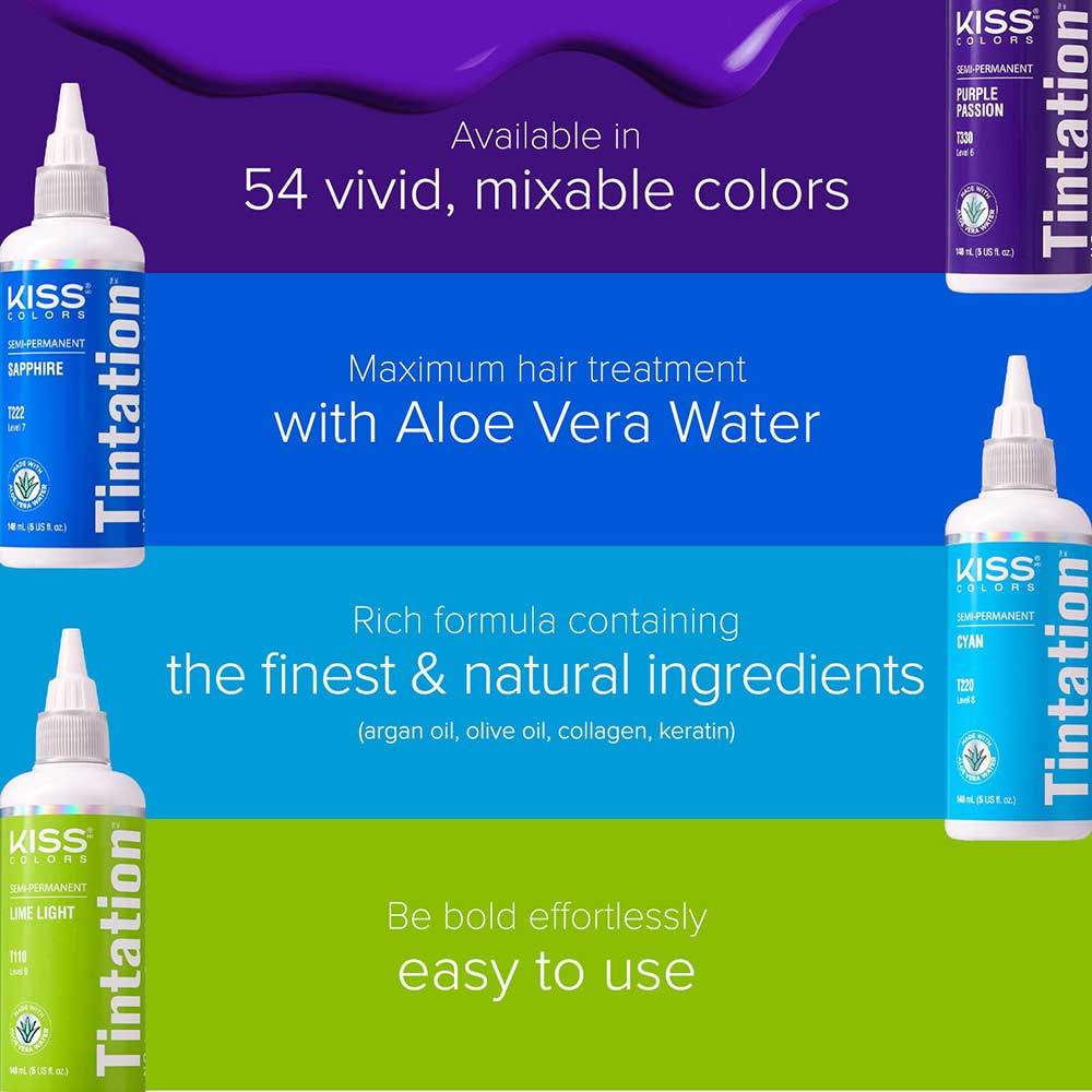 Red by Kiss Semi-Permanent Hair Color – Vivid Shades - Image 16