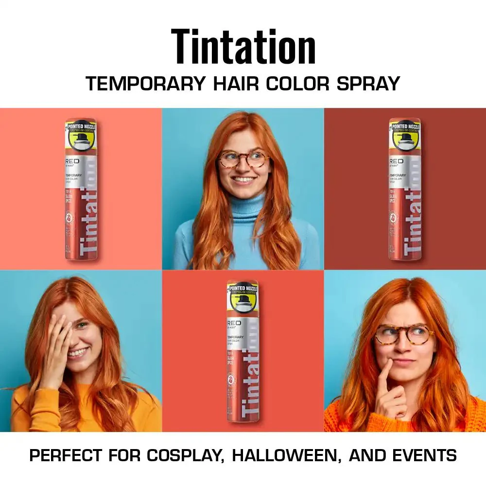Red by Kiss Tintation Temporary Hair Color Spray – Vibrant Collection - Image 10