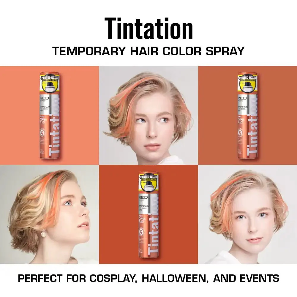 Red by Kiss Tintation Temporary Hair Color Spray – Vibrant Collection - Image 13