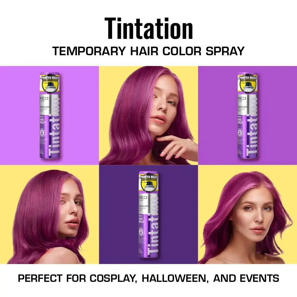 Red by Kiss Tintation Temporary Hair Color Spray – Vibrant Collection - Image 17