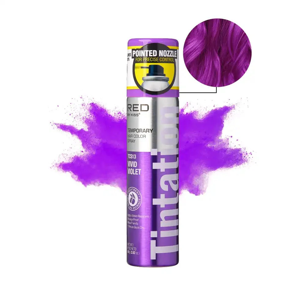 Red by Kiss Tintation Temporary Hair Color Spray – Vibrant Collection - Image 8