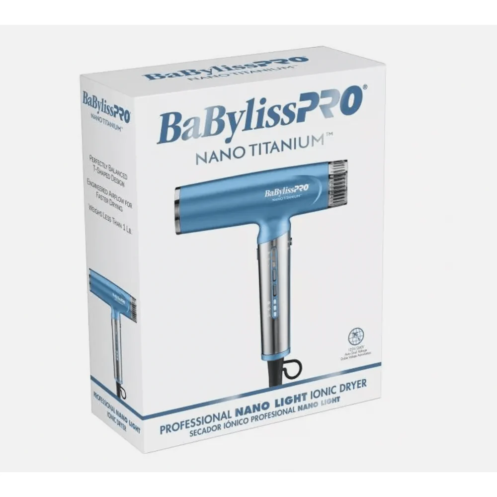 BaByliss PRO Nano Titanium 1400W Hair Dryer - Image 10