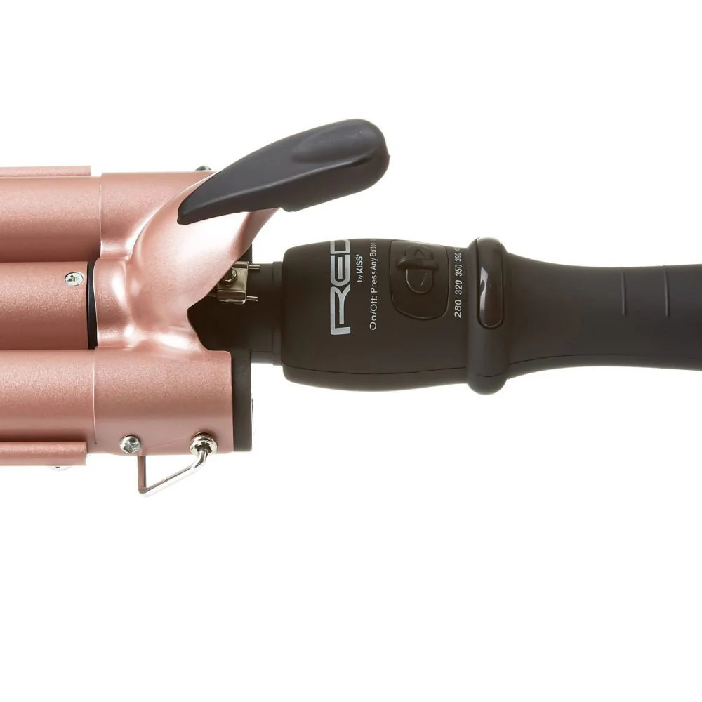 Red by Kiss Triple Barrel Hair Waver 1″ - Image 5