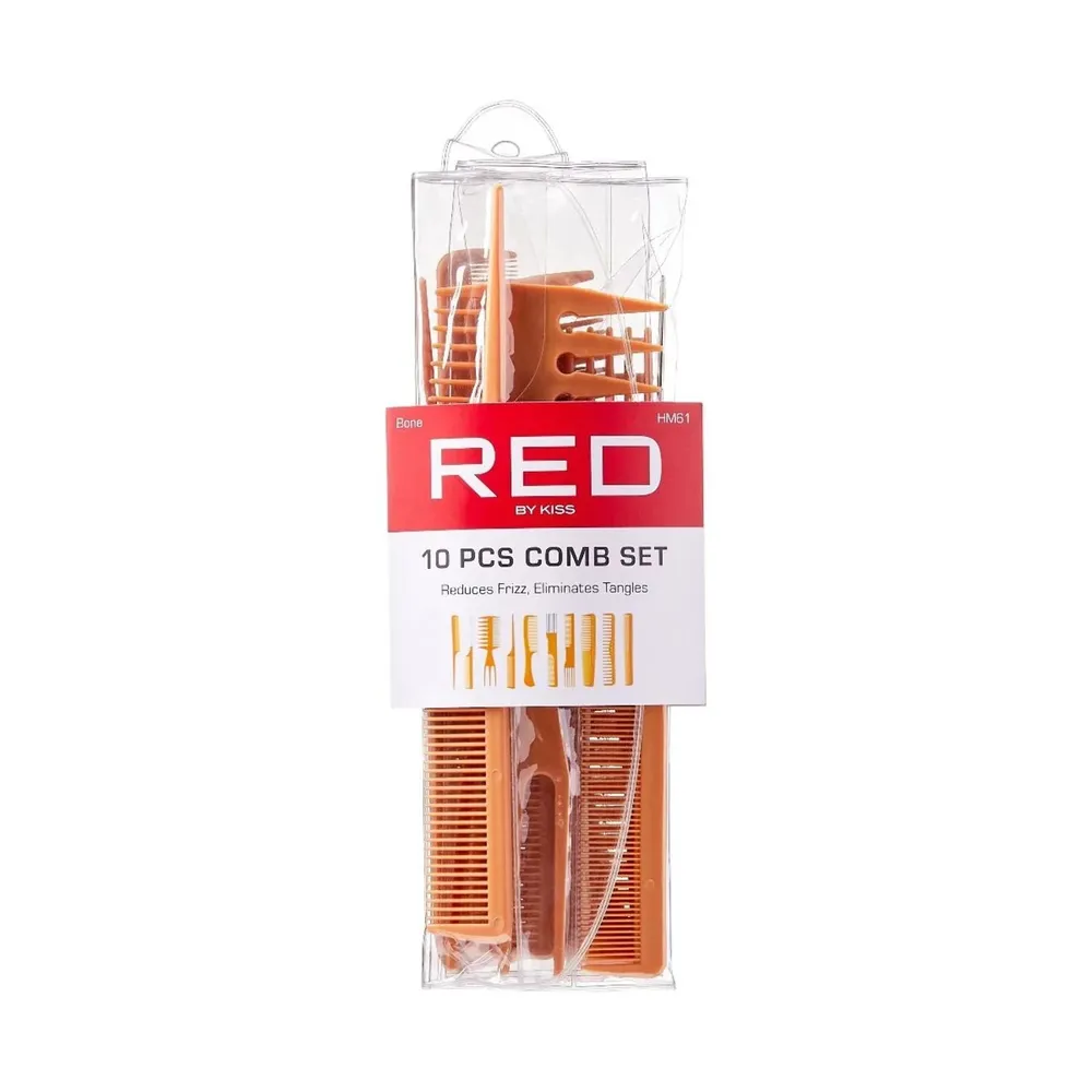 Red by Kiss Bone 10-Piece Comb Set - Image 2