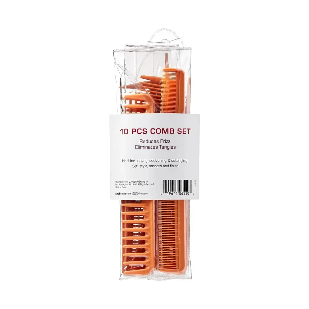 Red by Kiss Bone 10-Piece Comb Set - Image 3