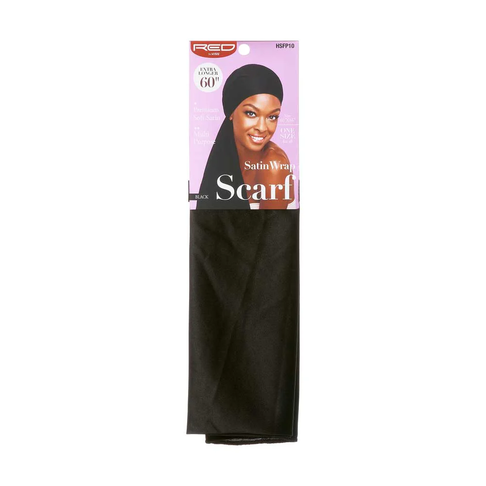 Red by Kiss Premium Satin Wrap Scarf - Image 16