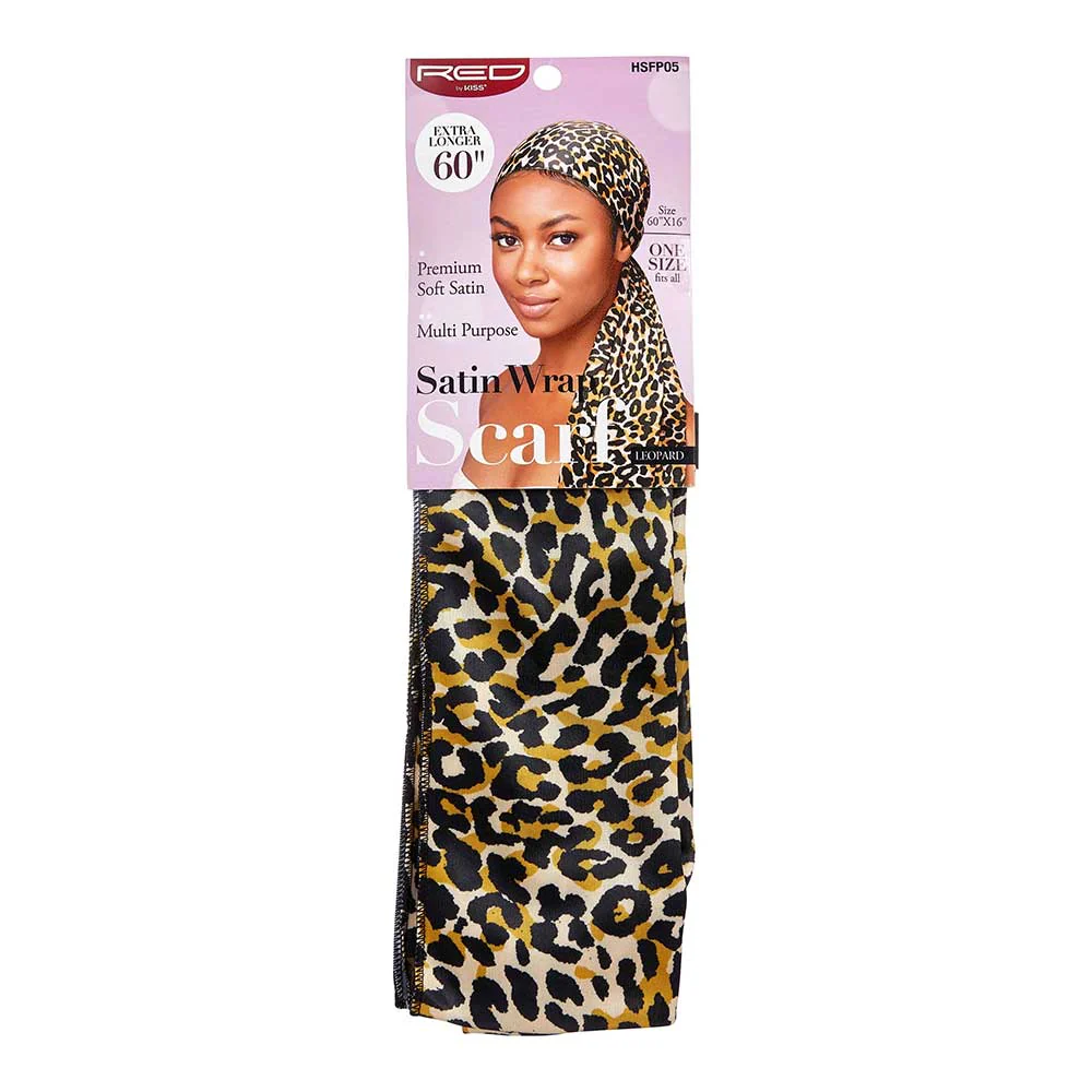Red by Kiss Premium Satin Wrap Scarf - Image 6