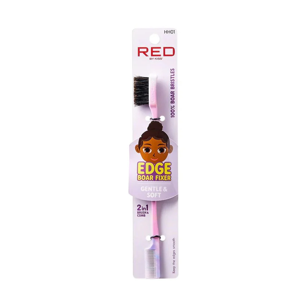 Red by Kiss Edge Boar Fixer 2-in-1