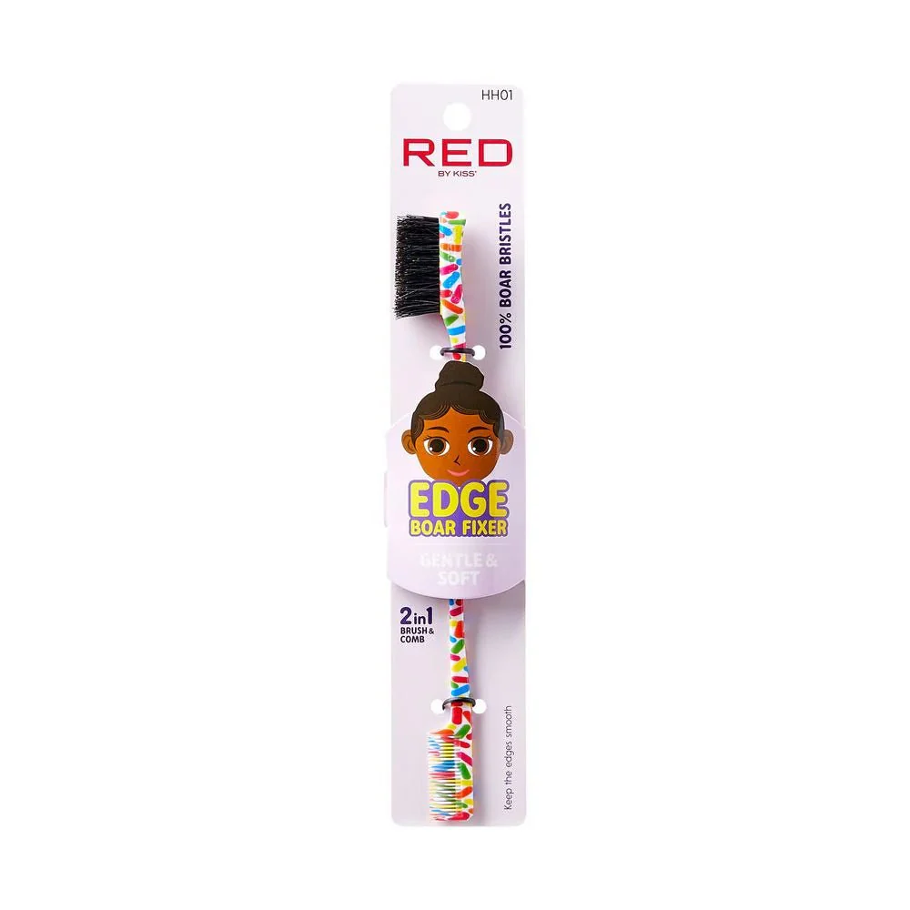 Red by Kiss Edge Boar Fixer 2-in-1 - Image 5
